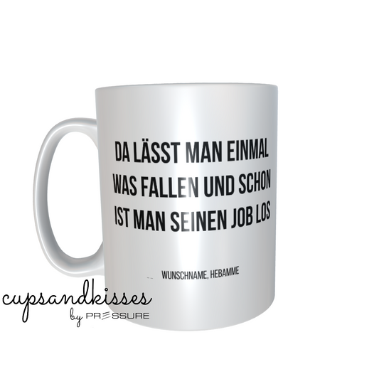 Fireandkisses Fun-Tasse "Hebamme" - Fireandkisses