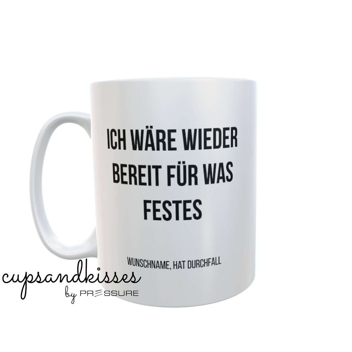 Fireandkisses Fun-Tasse "Was festes" - Fireandkisses