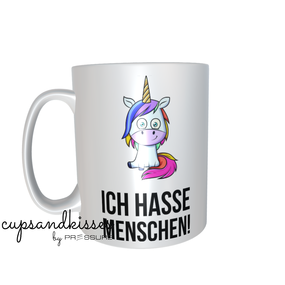 Fireandkisses Fun-Tasse "Ich hasse Menschen" - Fireandkisses