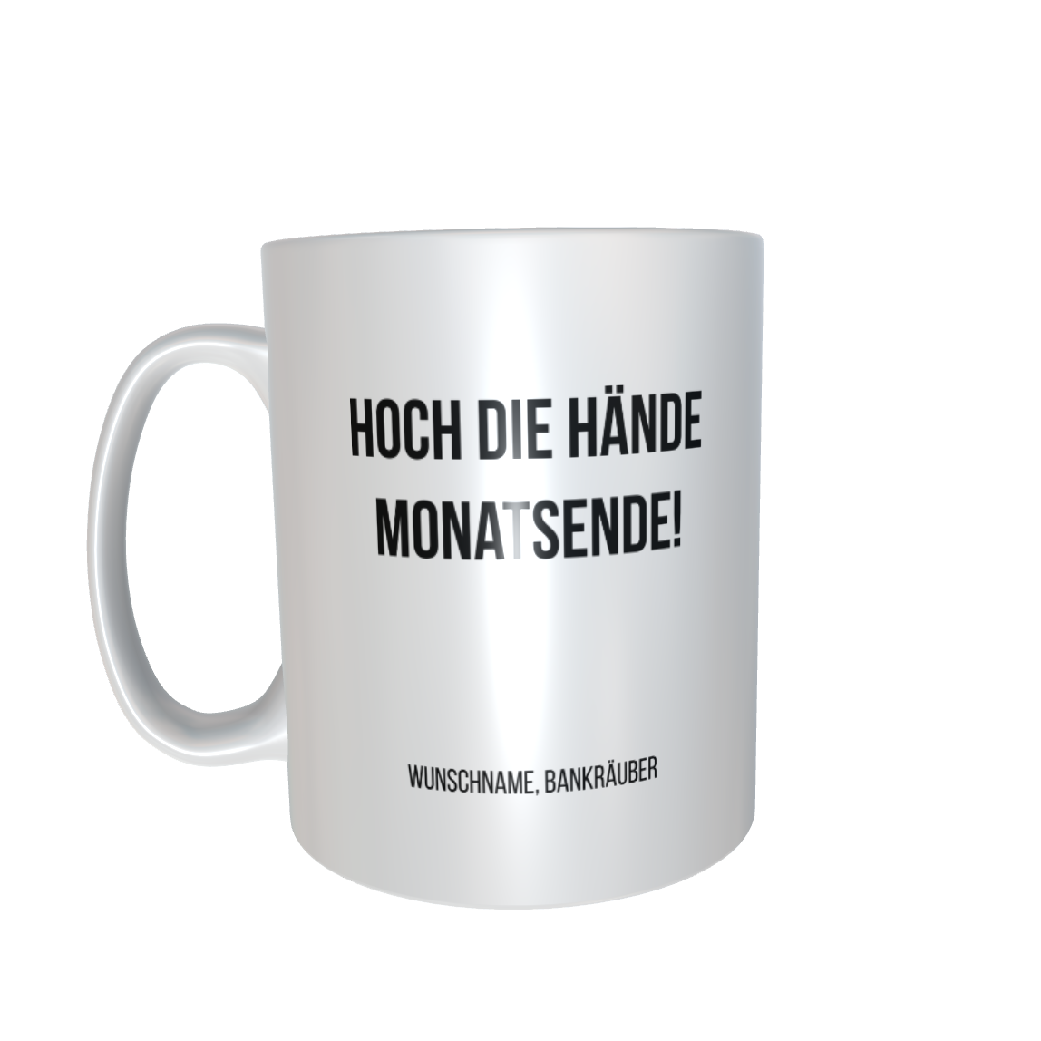 Fireandkisses Fun-Tasse "Monatsende" - Fireandkisses