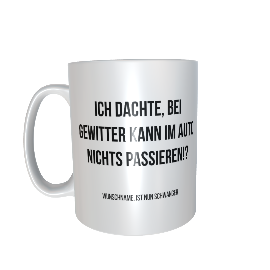 Fireandkisses Fun-Tasse "Bei Gewitter kann nichts passieren" - Fireandkisses