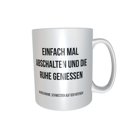 Fireandkisses Fun-Tasse "Einfach mal abschalten" - Fireandkisses