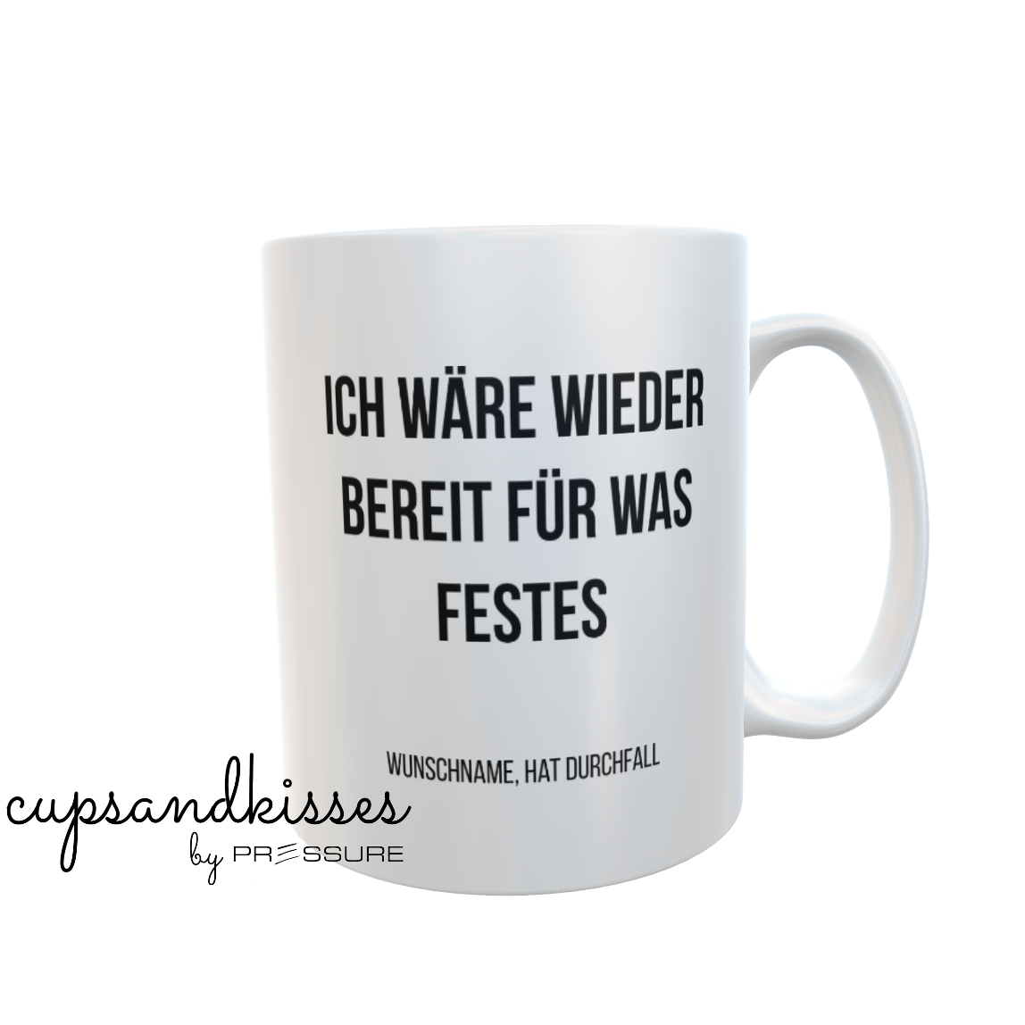 Fireandkisses Fun-Tasse "Was festes" - Fireandkisses