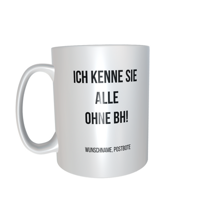 Fireandkisses Fun-Tasse "Postbote" - Fireandkisses