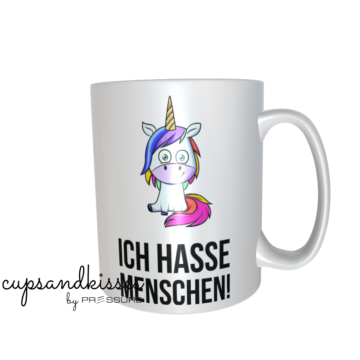 Fireandkisses Fun-Tasse "Ich hasse Menschen" - Fireandkisses