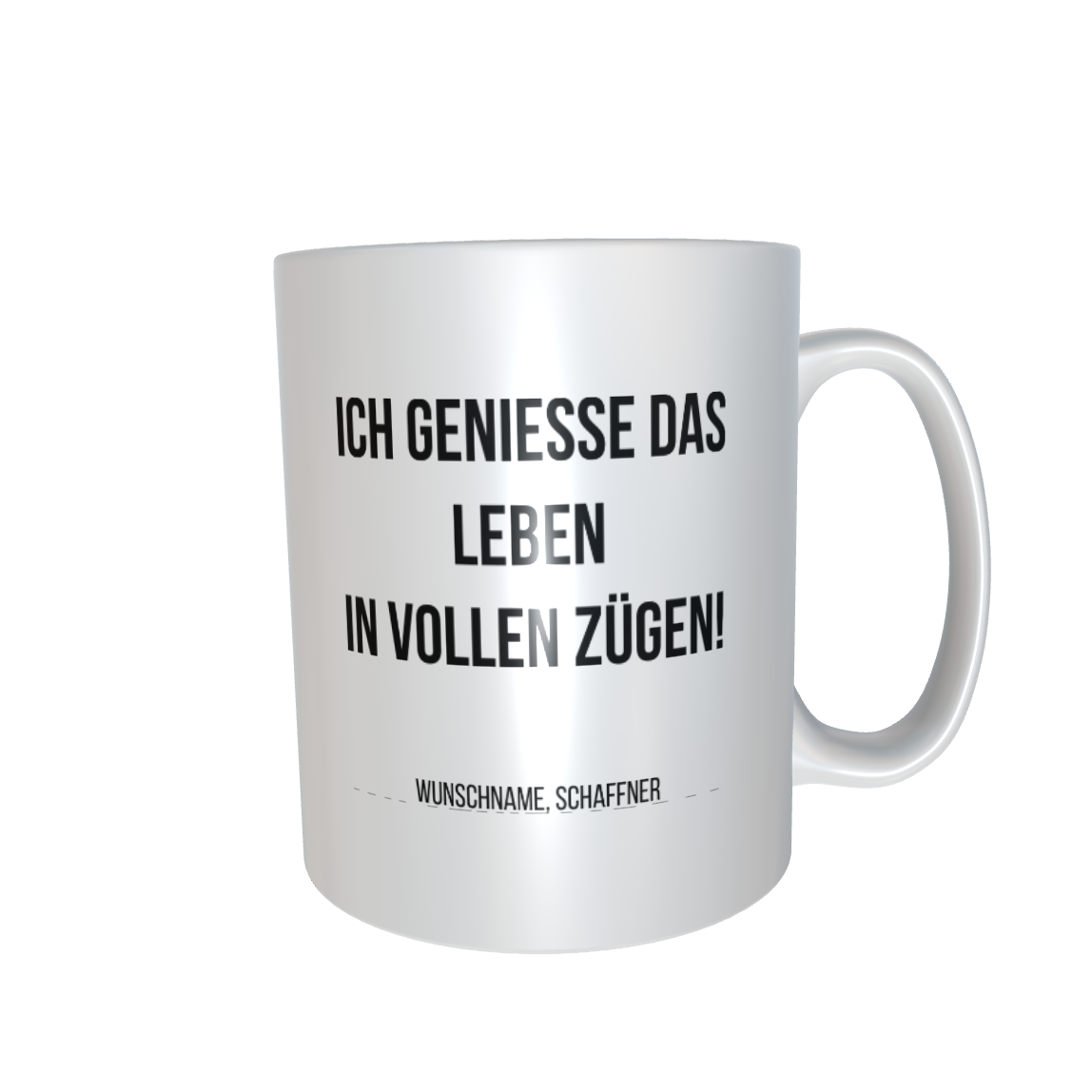 Fireandkisses Fun-Tasse "Schaffner" - Fireandkisses