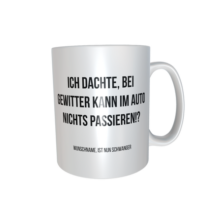 Fireandkisses Fun-Tasse "Bei Gewitter kann nichts passieren" - Fireandkisses