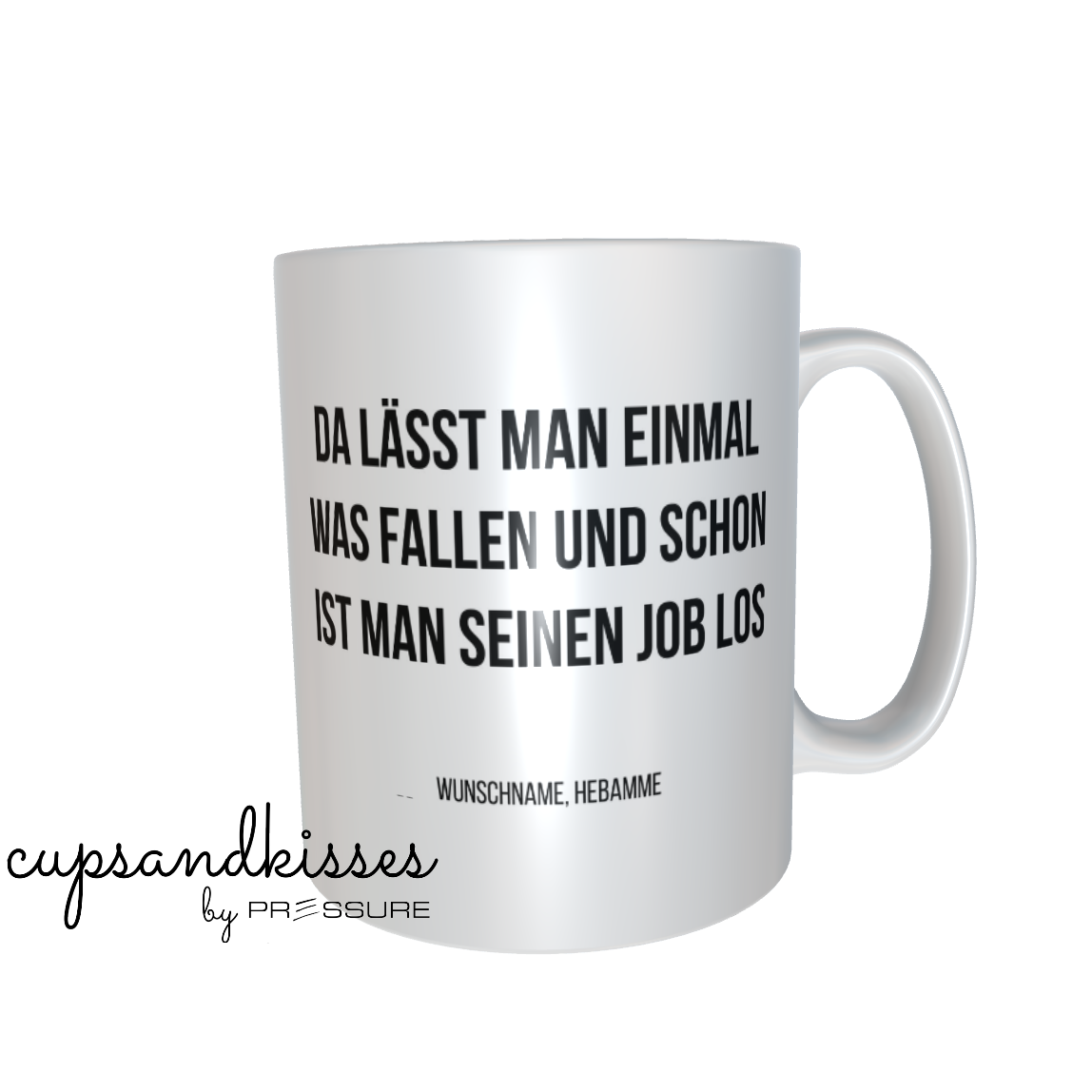 Fireandkisses Fun-Tasse "Hebamme" - Fireandkisses