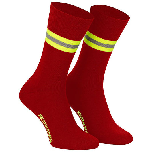 Heldensocken Rot/Gelb-Silber-Gelb - verschiedene Größen