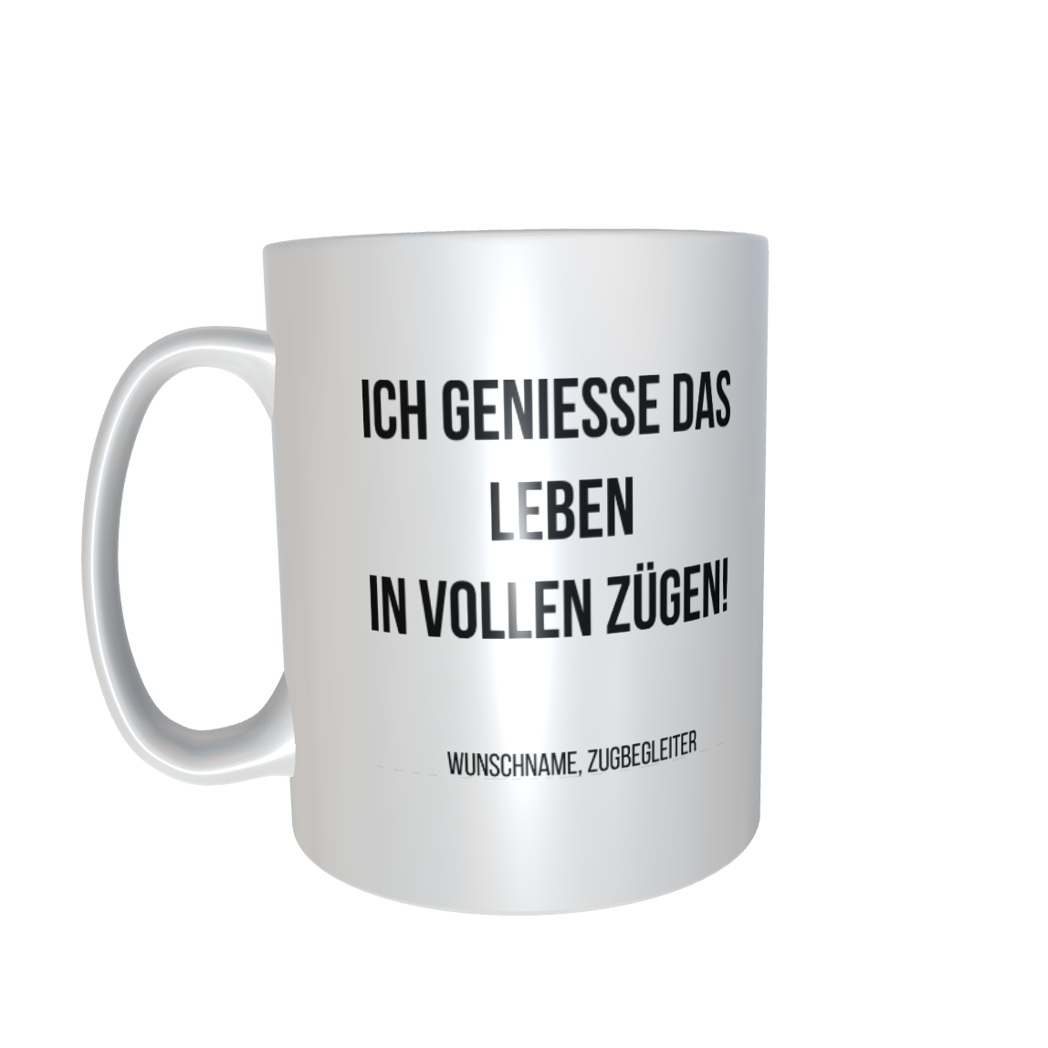 Fireandkisses Fun-Tasse "Zugbegleiter" - Fireandkisses