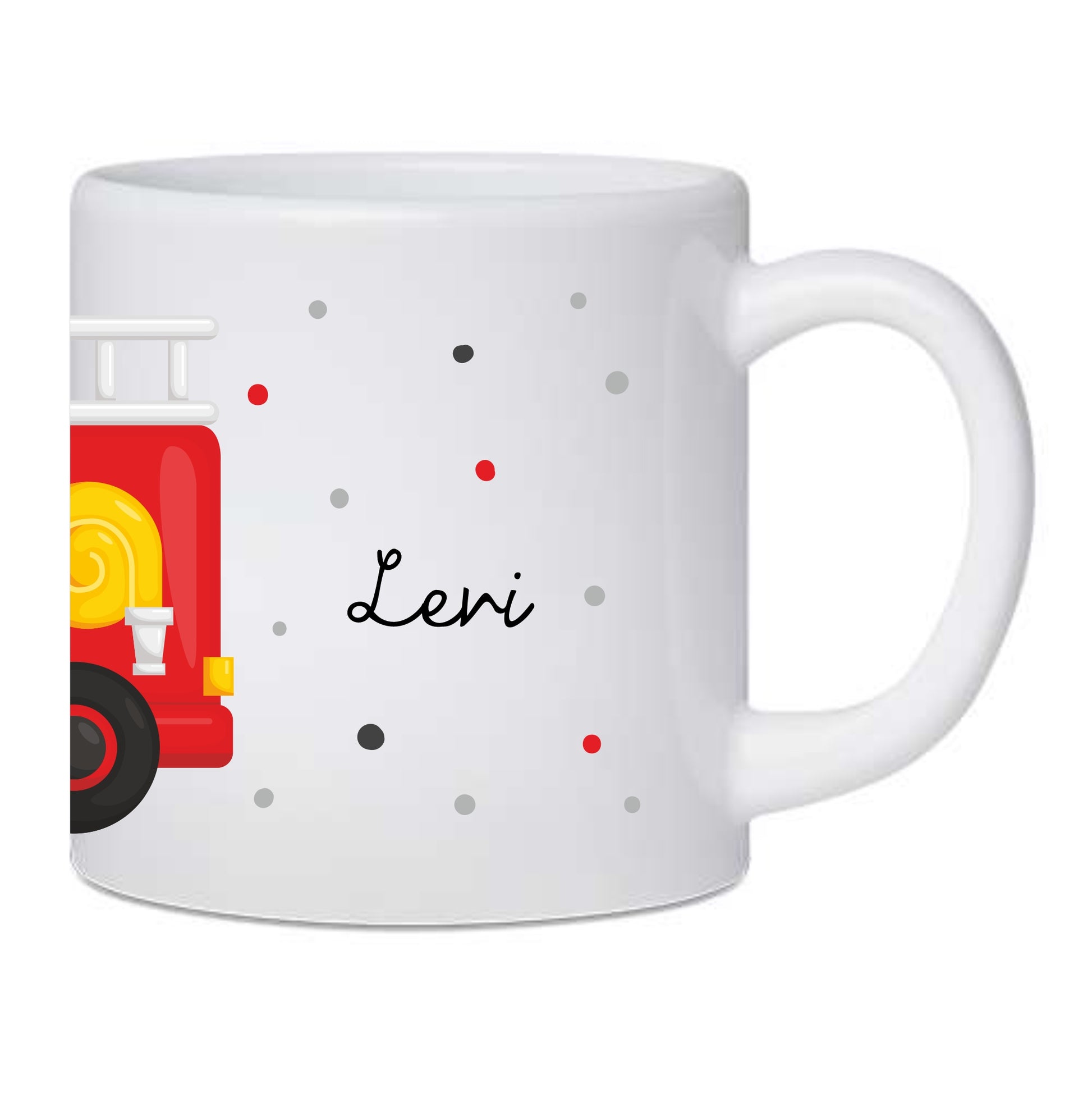 Kindertasse „Feuerwehr“ personalisiert, Geburtstag, Geschenk, Kinder - Fireandkisses