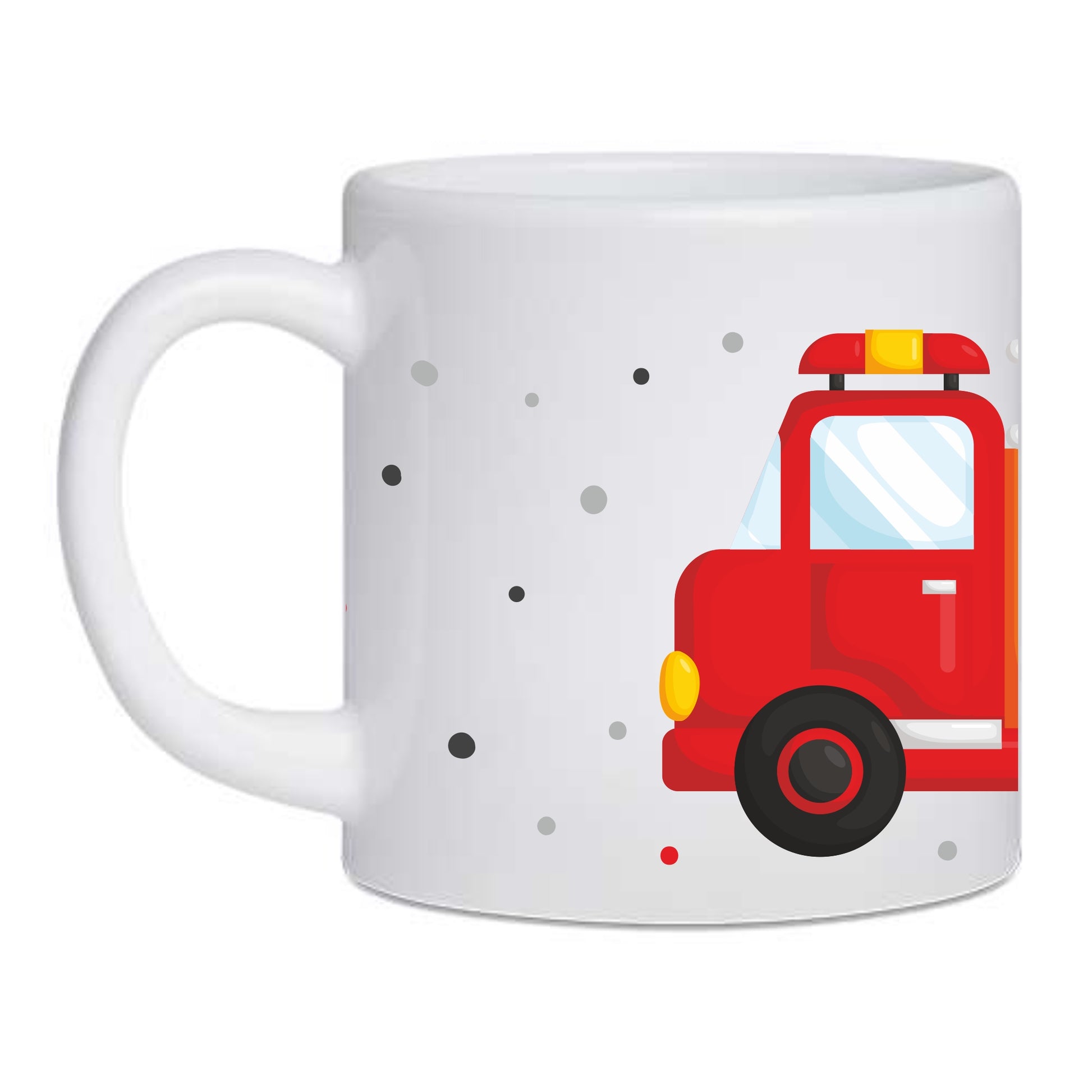 Kindertasse „Feuerwehr“ personalisiert, Geburtstag, Geschenk, Kinder - Fireandkisses