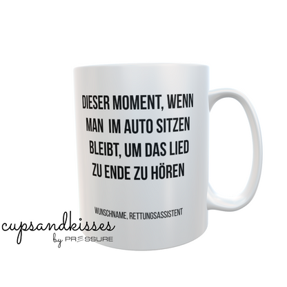 Fireandkisses Fun-Tasse "Rettungsassistent" - Fireandkisses