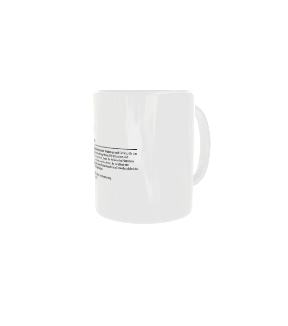 Feuerwehr-Tasse Definition Gerätewart - Fireandkisses