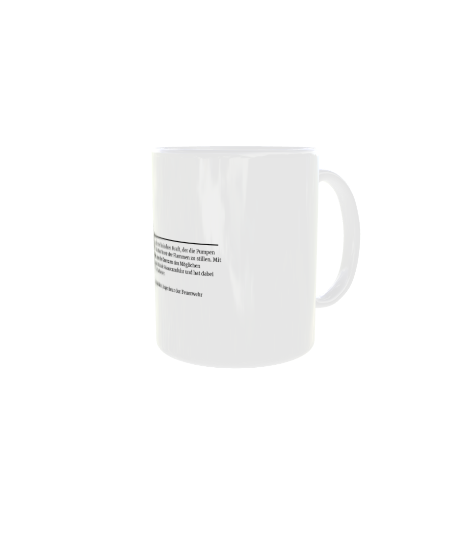 Feuerwehr-Tasse Definition Kommandant - Fireandkisses