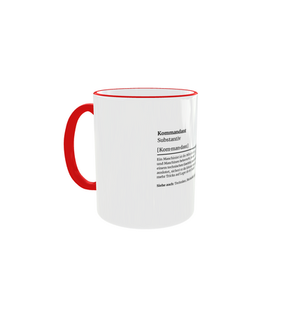 Feuerwehr-Tasse Definition Kommandant - Fireandkisses