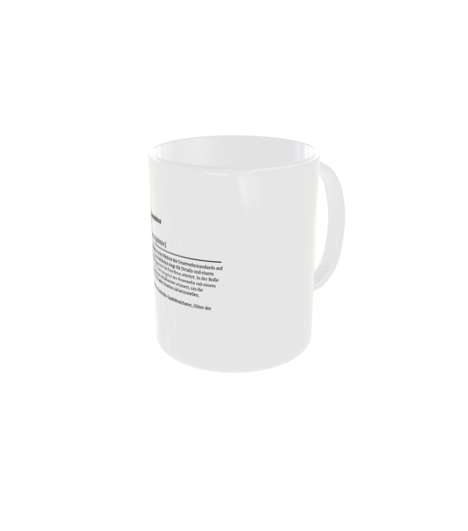 Feuerwehr-Tasse Definition Kreisbrandinspektor - Fireandkisses