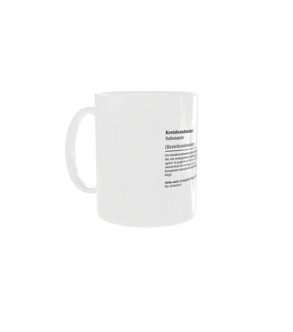 Feuerwehr-Tasse Definition Kreisbrandmeister - Fireandkisses