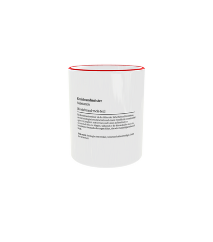 Feuerwehr-Tasse Definition Kreisbrandmeister - Fireandkisses