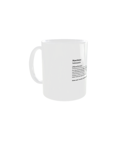 Feuerwehr-Tasse Definition Maschinist - Fireandkisses