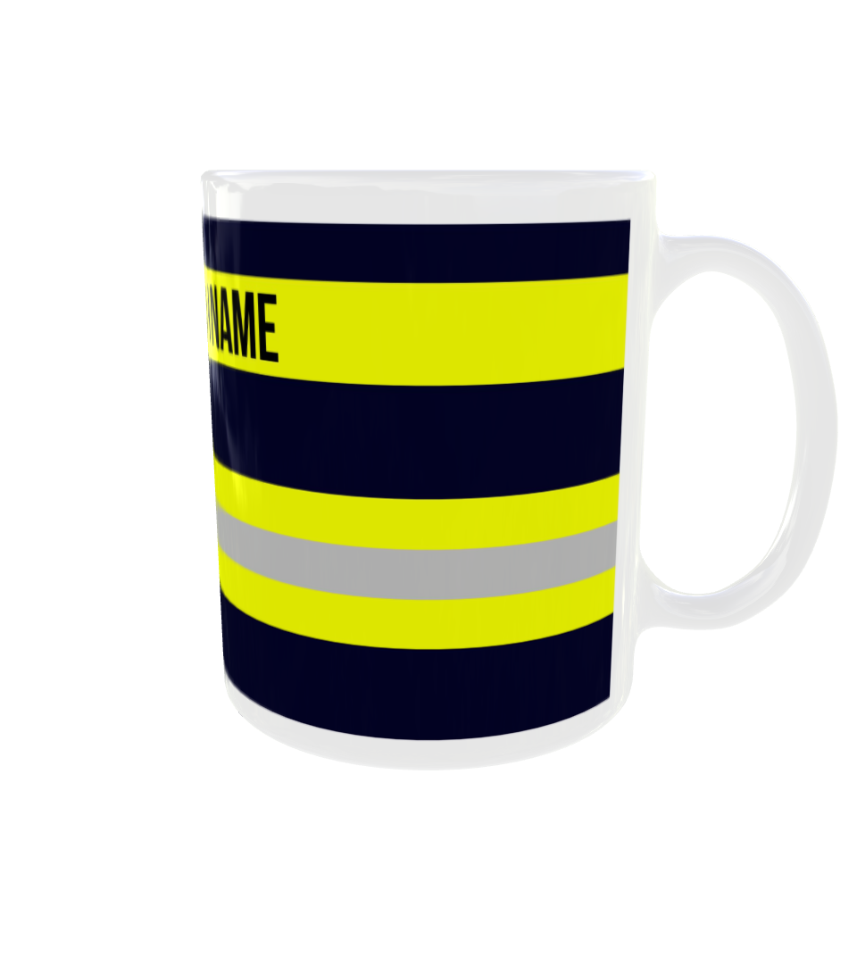 Feuerwehr-Tasse "Wunschtext" - Fireandkisses