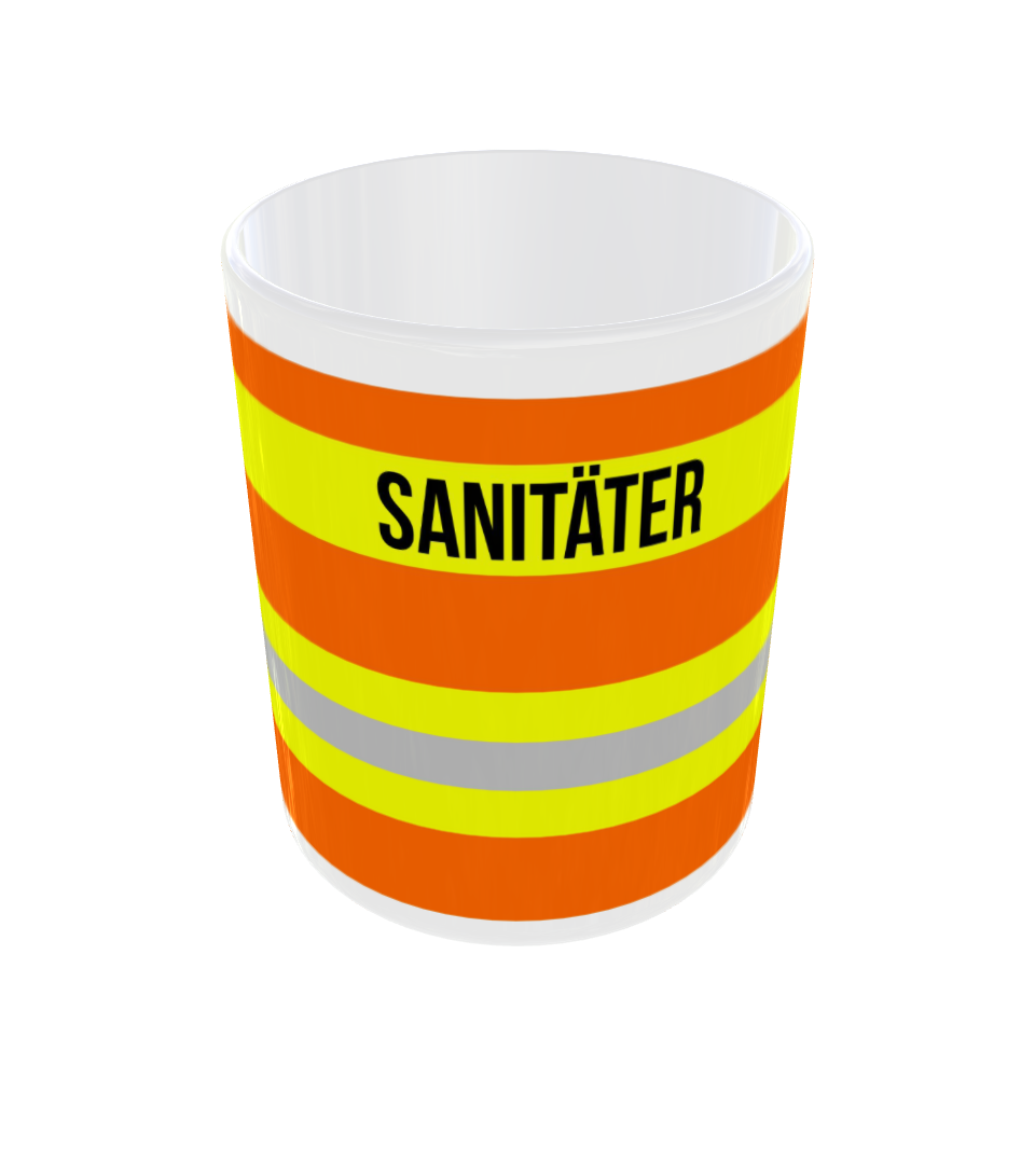 Feuerwehr-Tasse "Sanitäter" - Fireandkisses