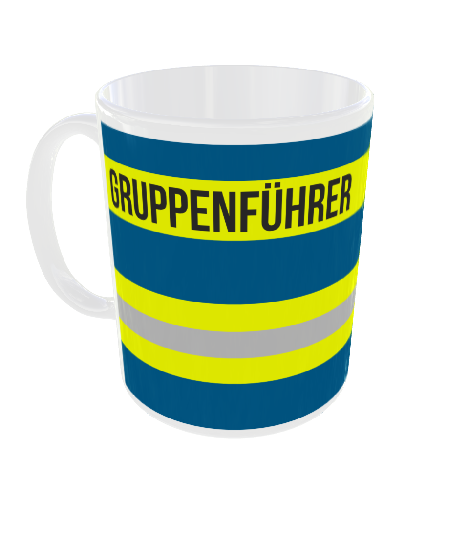 Feuerwehr-Tasse "Gruppenführer" - Fireandkisses