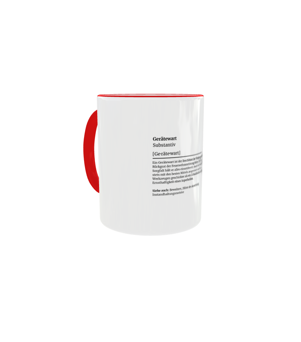 Feuerwehr-Tasse Definition Gerätewart - Fireandkisses