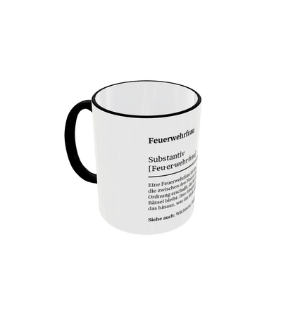 Feuerwehr-Tasse Definition Feuerwehrfrau - Fireandkisses