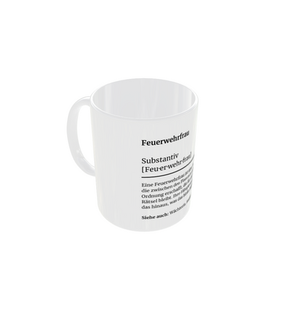 Feuerwehr-Tasse Definition Feuerwehrfrau - Fireandkisses