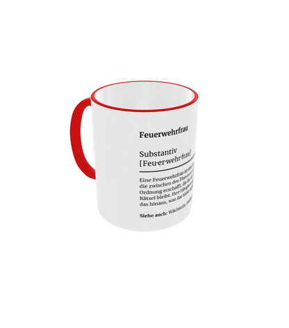 Feuerwehr-Tasse Definition Feuerwehrfrau - Fireandkisses