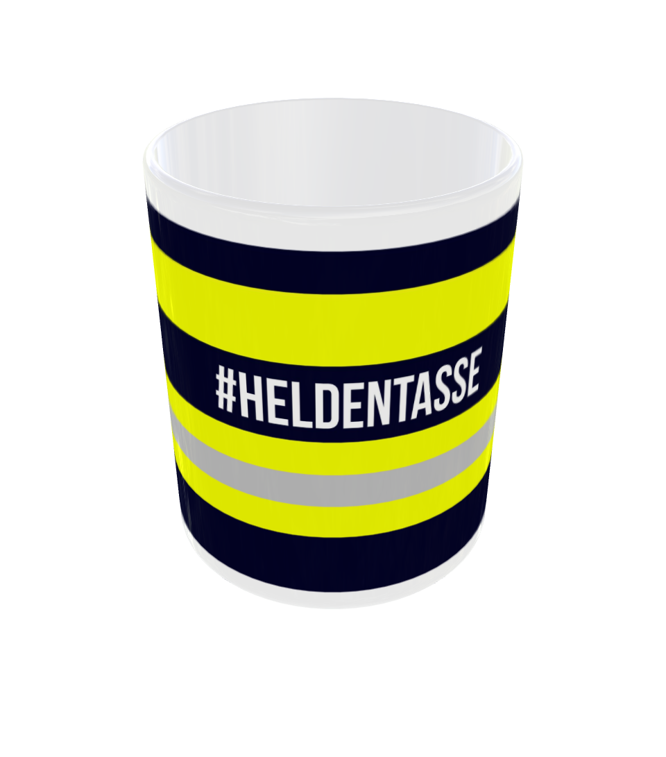 Feuerwehr-Tasse "Heldentasse" - Fireandkisses