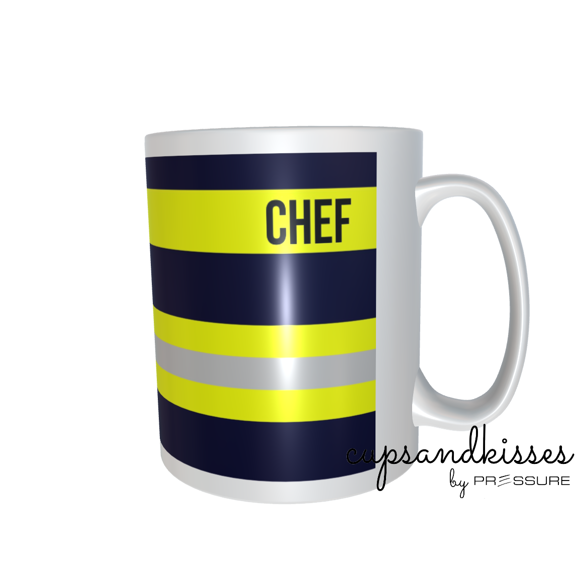 Feuerwehr-Tasse "Chef" - Fireandkisses