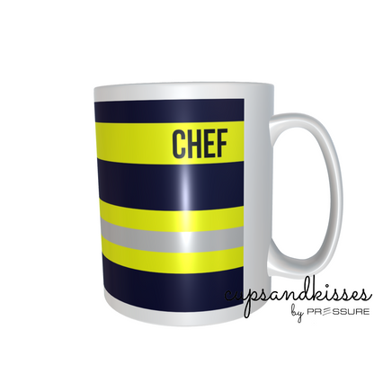 Feuerwehr-Tasse "Chef" - Fireandkisses