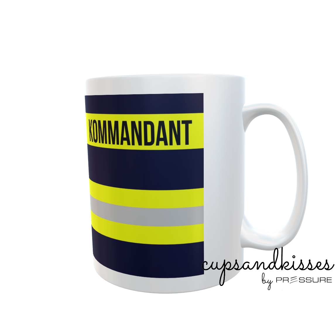 Feuerwehr-Tasse "Kommandant" - Fireandkisses