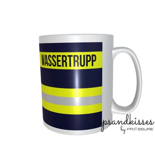 Feuerwehr-Tasse "Wassertrupp" - Fireandkisses